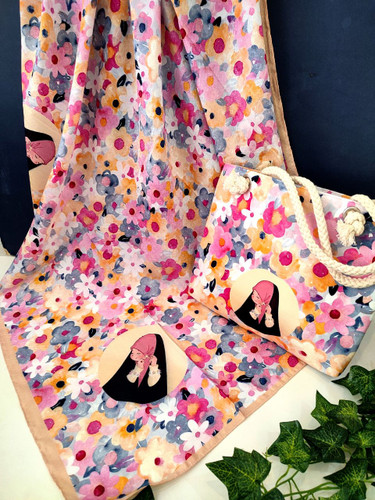 ست روسری و کیف دخترانه قیمت 217