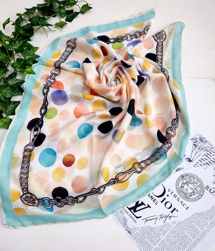 روسری نخی درجه یک دستدوز قواره 95 قیمت 153تومان عمده انتخابی