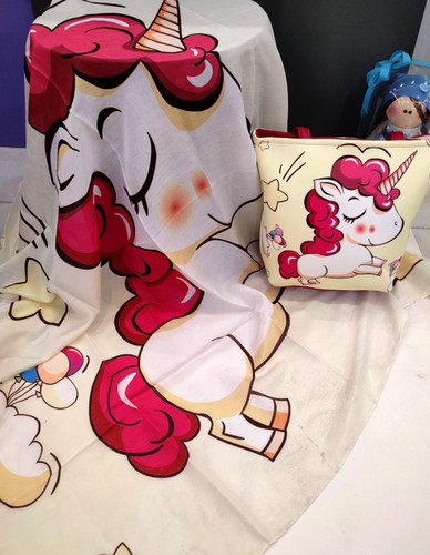 ست روسری و کیف دخترانه روسری نخ قواره 90کیف فوم نبوک قیمت 195عمده انتخابی