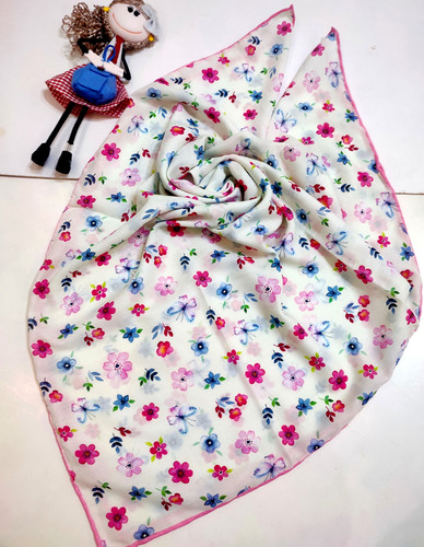 روسری نخی دستدوز قواره 90درجه یک قیمت 137ت عمده انتخابی