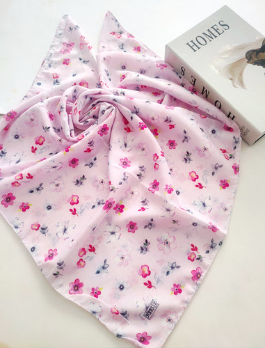 روسری دخترانه طرح حجاب قواره 90 عمده موجوده