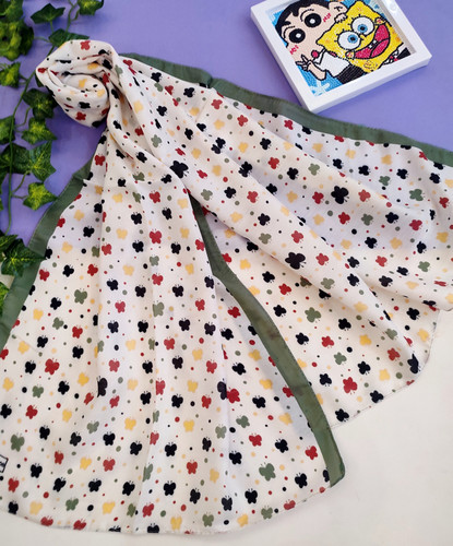 شال نخ پنبه قواره ۱۵۵ در۵۰ قیمت تک ۱۱۹تومان عمده میکس موجوده