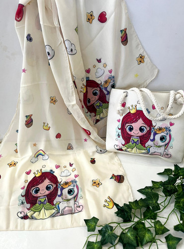 ست شال و کیف درجه یک قواره شال ۱۵۵در۵۵ قیمت ۱۸۹ تومان