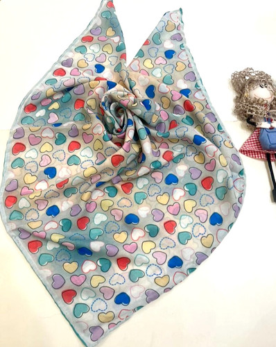 روسری نخی قواره ۹۰ دستدوز درجه یک قیمت ۱۳۷ تومان عمده انتخابی