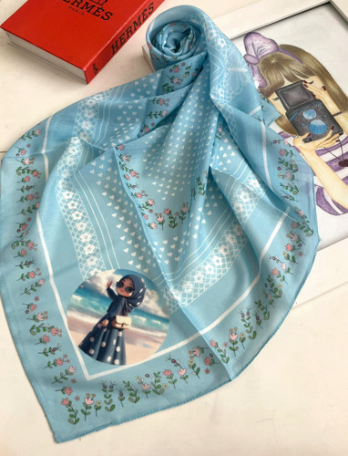 روسری نخی درجه یک قواره 90 قیمت تک 153تومان عمده انتخابی