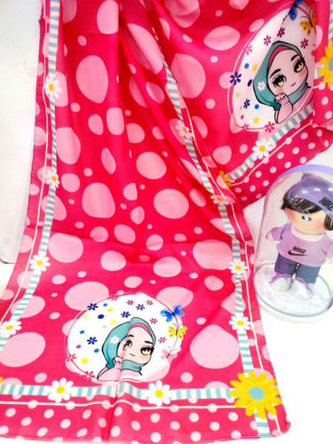 شال دخترانه نخی قواره ۱۵۵ در۵۵ قیمت تک ۱۱۵ تومان