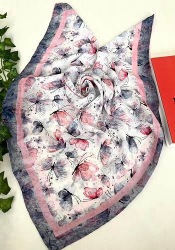 روسری نخ دستدوز درجه یک قواره ۹۰ قیمت تک ۱۵۳ تومان عمده طرح میکس