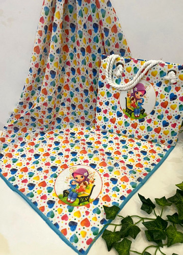 ست روسری و کیف نخ قواره 93کیف مخمل 28در25قیمت 225