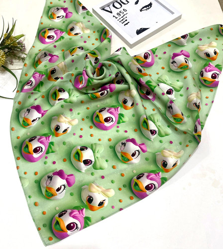 روسری نخ تترون درجه یک قواره 75سه بعدی قیمت 139تومان