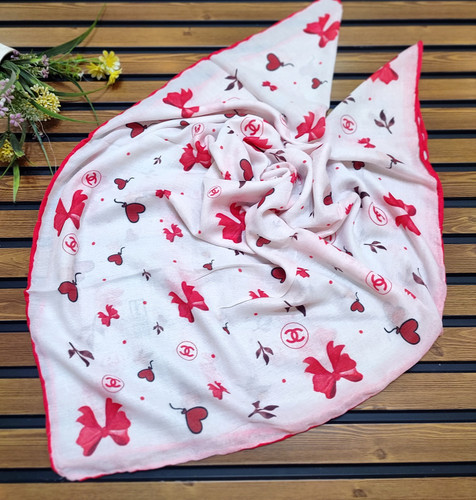 روسری نخی دخترانه قواره ۹۰ دستدوز قیمت 185