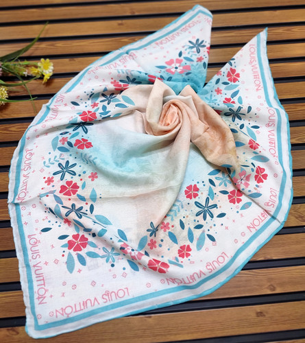 روسری نخی دخترانه قواره ۹۰ دستدوز قیمت ۱۴۹ت