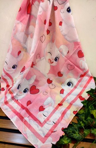 روسری نخی دخترانه قواره 90 قیمت تک 119تومان