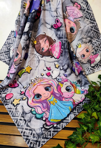 روسری نخی دخترانه قواره 90 قیمت تک 119تومان