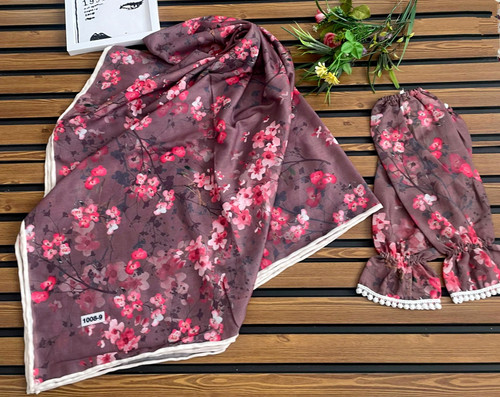 روسری نخی دستدوز یا ساق داشت قواره 140کیفیت عالی قیمت 323تومان