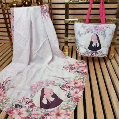 ست روسری و کیف روسری نخ قواره ۹۰ کیف فوم نبوک قیمت ۲۱۷ تومان عمده۱۷۹