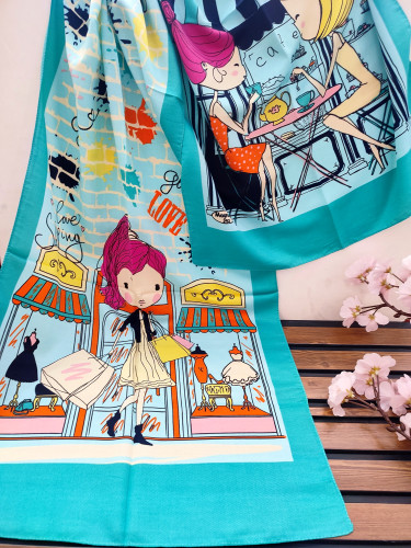 شال نخی دخترانه برند عالی قیمت ۱۱۵ تومان قواره ۱۵۵در۵۵