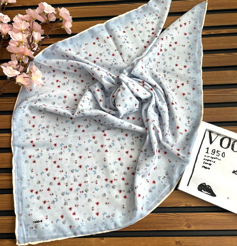 روسری نخ درجه یک دستدوز قواره 95 قیمت تک 189تومان