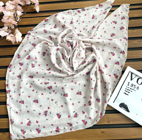 روسری نخ درجه یک دستدوز قواره 95 قیمت تک 189تومان