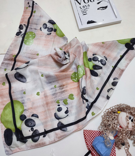 روسری بچه گانه نخی قواره ۷۵ قیمت تک ۱۰۹ تومان عمده انتخابی موجوده