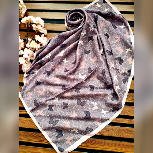 روسری دخترانه نخی کیف عالی قواره 90 قیمت تک 169