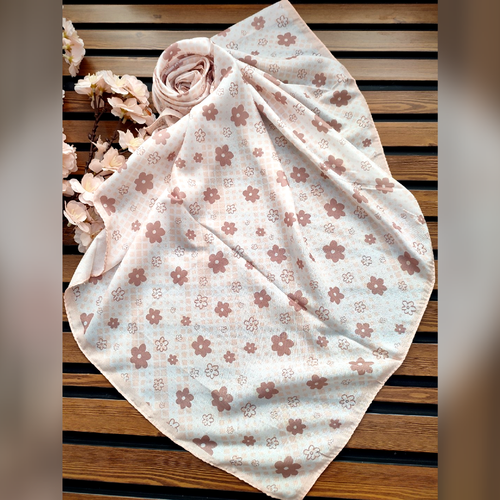 روسری دخترانه نخی کیف عالی قواره 90 قیمت تک 169