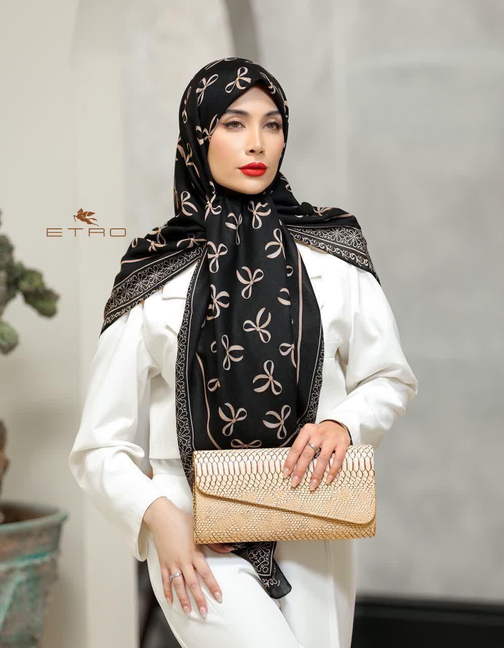 روسری نخ درجه یک قواره 140قیمت تک 539 تومان