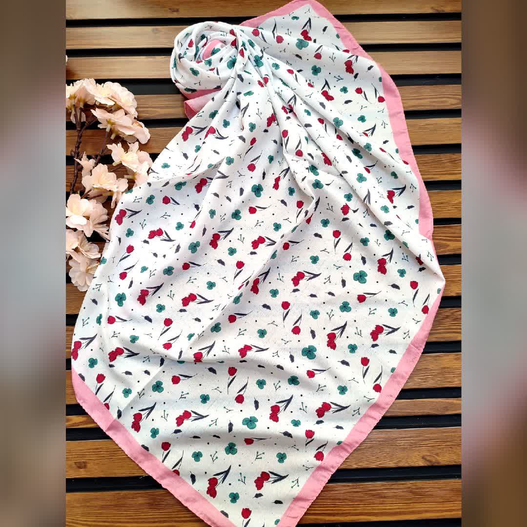 روسری نخی تابستانه قواره 90 قیمت 249تومان درجه یک