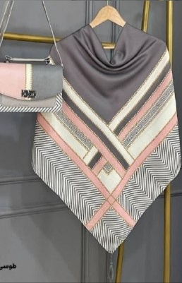 ست روسری و کیف زنانه درجه یک روسری نخ قواره 140 قیمت باهم 1170 تومان ست روسری و کیف